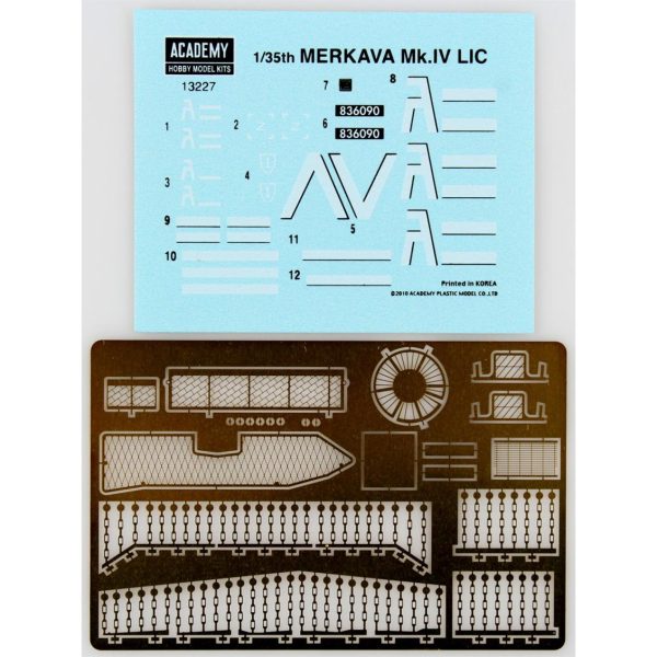 1/35 Merkava Mk.IV LIC Tank Maketi, Academy 13227 - Görsel 6