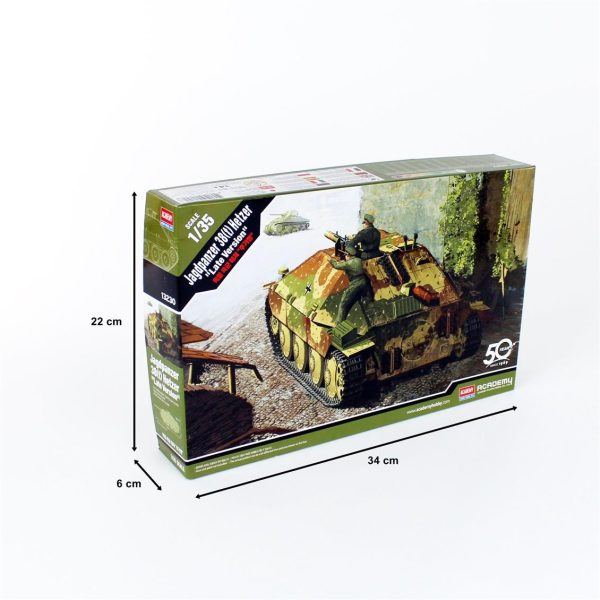 1/35 HETZER Alman Tank Avcısı Jagdpanzer 38(t) Tank Maketi, Academy 13230 - Görsel 5