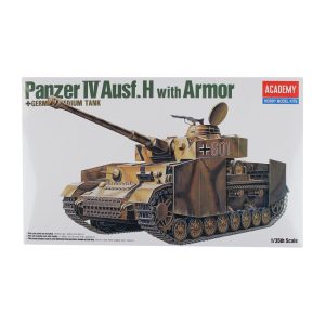 1/35 Panzer IV Ausf. H with Armor Tank Maketi, Academy 13233