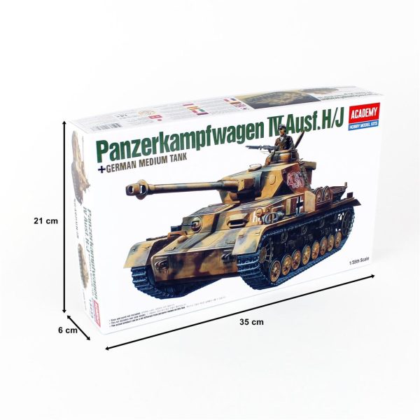 1/35 Alman Orta Tankı Panzer IV (Versiyon H) Maketi, Academy 13234 - Görsel 5