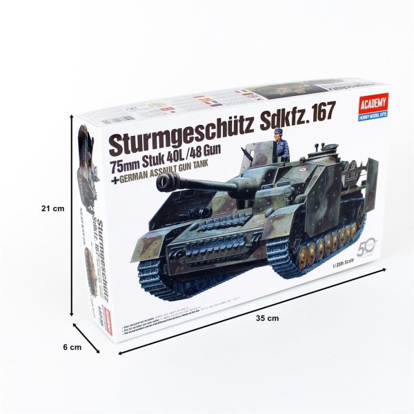 1/35 Alman Sturmgeschütz IV Tank Avcısı Maketi, Academy 13235 - Görsel 5
