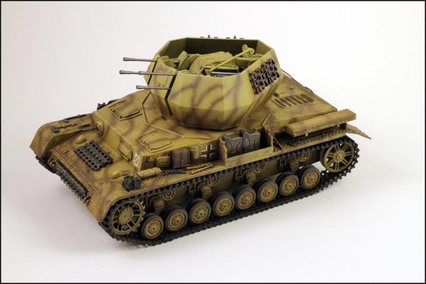 1/35 Flakpanzer IV Wirbelwind Tank Maketi, Academy 13236 - Görsel 4