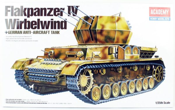 1/35 Flakpanzer IV Wirbelwind Tank Maketi, Academy 13236