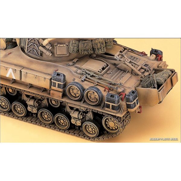 1/35 I.D.F. M-51 Super Sherman Tank Maketi, Academy 13254 - Görsel 4
