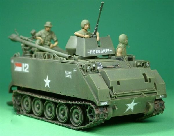 1/35 M-113A1 APC Vietnam Maketi, Academy 13266 - Görsel 4