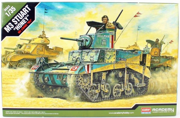 1/35 British M3 Stuart Honey Tank Maketi, Academy 13270