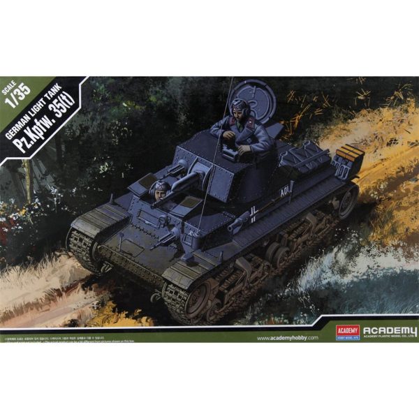 1/35 Pz.Kpfw. 35 ton Alman Hafif Tank Maketi, Academy 13280