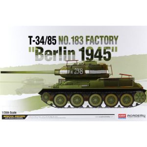 1/35 T-34/85 No.183 Factory Berlin 1945 Tank Maketi, Academy 13295