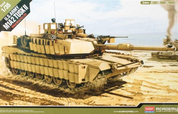 1/35 Amerikan Kara Kuvvetleri M1A2 Tusk II Tank Maketi, Academy 13298