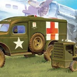 1/72 Amerikan Ambulans ve Çekici Maket SetiA13403