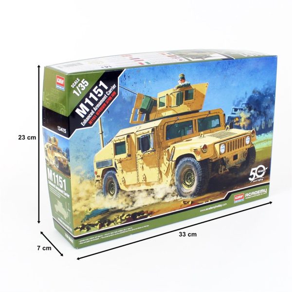 1/35 Amerikan M1151 Maketi, Academy 13415 - Görsel 4