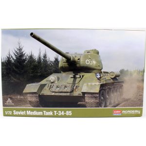 1/72 T-34-85 Soviet Orta Sınıf Tank Maketi, Academy 13421