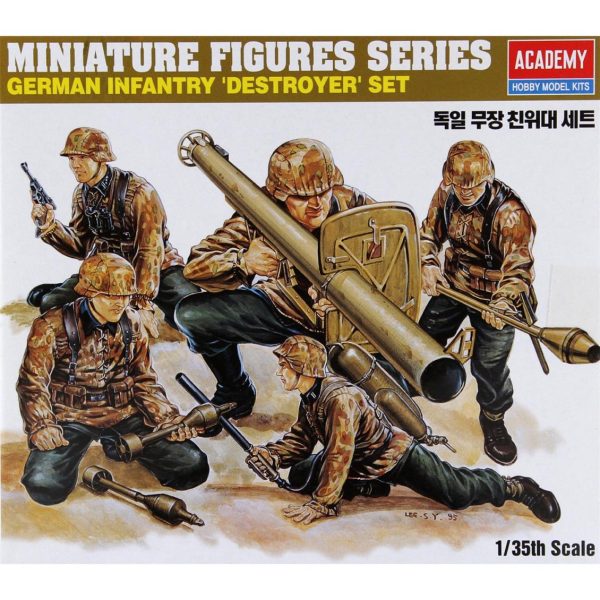 1/35 Anti-Tank Alman Piyadeleri Maketi, Academy 13252