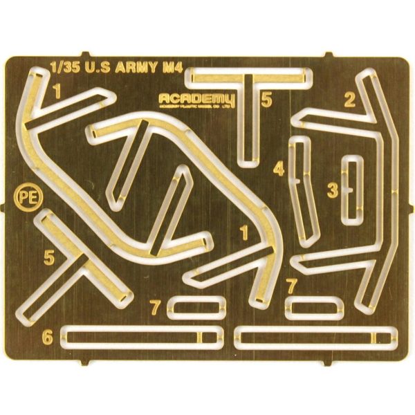 1/35 Amerikan Kara Kuvvetleri M4A3 76mm Sherman Orta Tank Maketi, Academy 13500 - Görsel 5