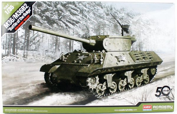 1/35 M36/M36B2 (Battle of the Bulge) Tank Maketi, Academy 13501