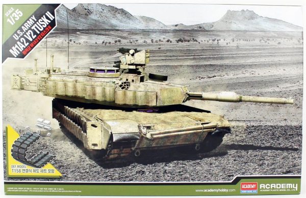 1/35 M1A2 Abrams SEP v.2 TUSK II Tank Maketi, Academy 13504