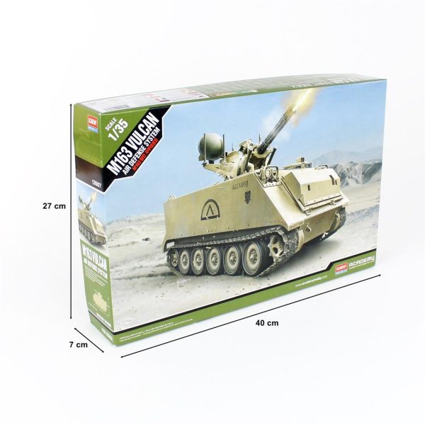1/35 Amerikan M163 VULCAN Tank Maketi, Academy 13507 - Görsel 5