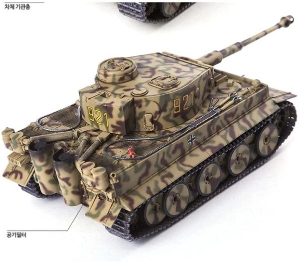 1/35 German Tiger-I Ver. Early (Operation Citadel) Tank Maketi Maketi, Academy 13509 - Görsel 4