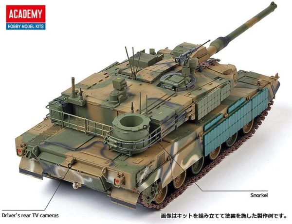 1/35 Güney Kore K2 ( Kara Panter ) Tank Maketi, Academy 13511 - Görsel 3