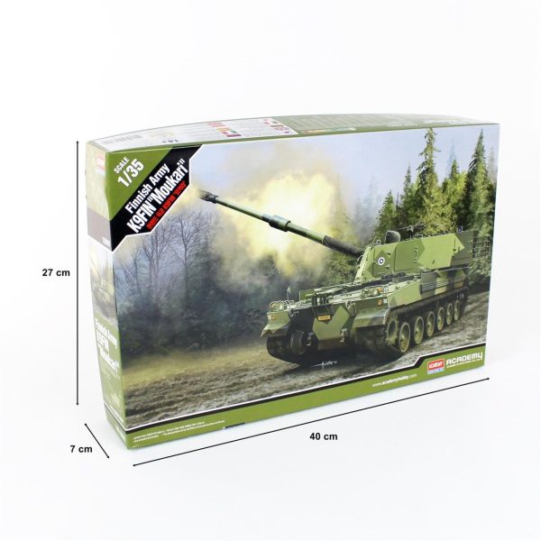 1/35 K9FIN Moukari Finlandiya Ordusu Tank Maketi, Academy 13519 - Görsel 5