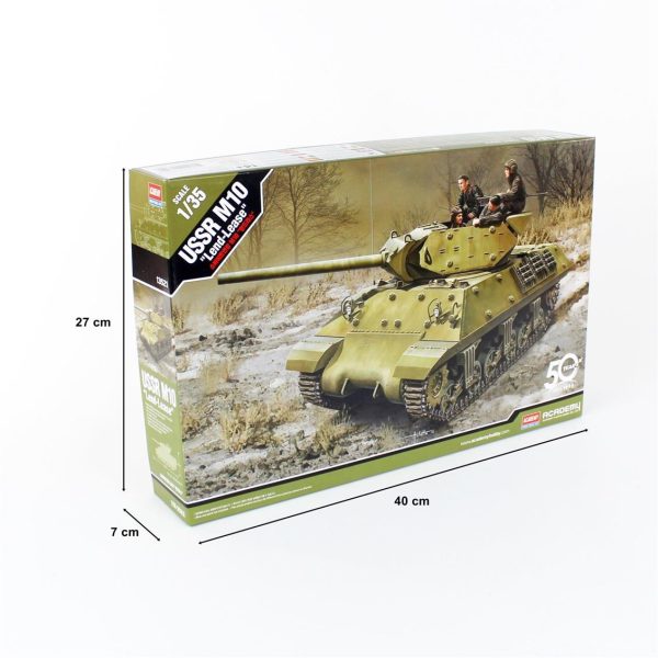 1/35 USSR M10 (Lend-Lease) Tank Maketi, Academy 13521 - Görsel 3