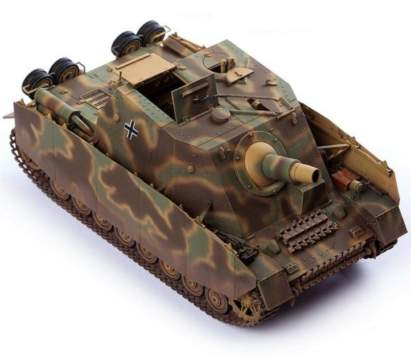 1/35 German Strumpanzer IV Brummbar (Orta Versiyon) Tank Maketi, Academy 13525 - Görsel 3