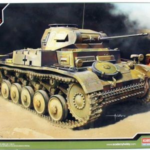 1/35 German Panzer II Ausf.F (North Africa) Tank Maketi, Academy 13535