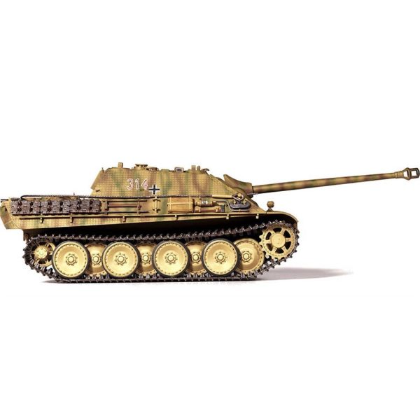 1/35 Sd.Kfz 173 Jagdpanther G1 Tank Maketi, Academy 13539 - Görsel 4