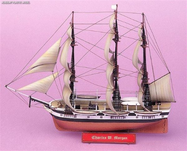 1/200 New Bedford Whaler Yelkenli Gemisi Maketi, Academy 14204 - Görsel 3