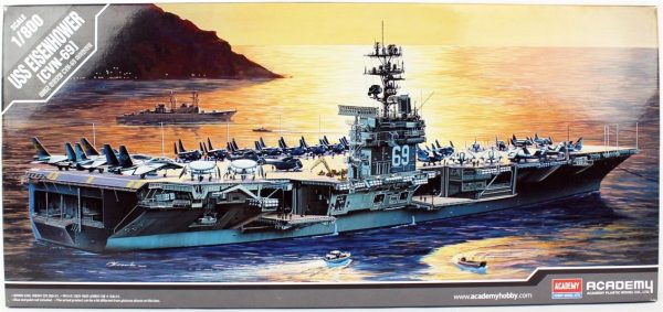 1/800 CVN 69D Eisenhover Gemisi Maketi, Academy 14212