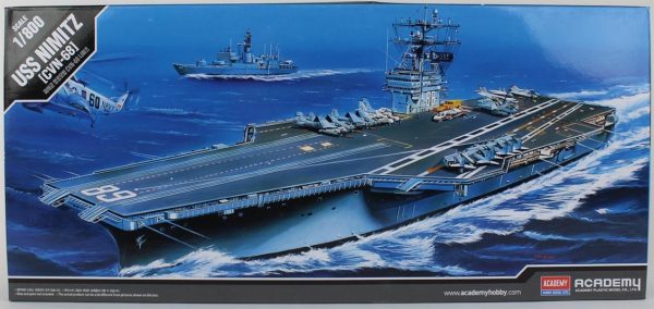 1/800 ABD Donanması CVN-68 Nimitz Uçak Gemisi Maketi, Academy 14213