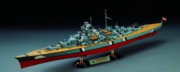 1/800 Bismarck Gemisi Maketi, Academy 14218 - Görsel 4