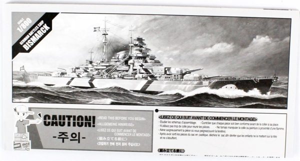1/800 Bismarck Gemisi Maketi, Academy 14218 - Görsel 3