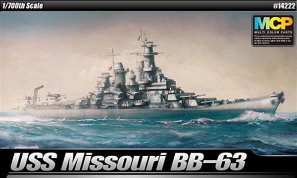 1/700 USS Missouri BB 63 (Modeler's Edition) Gemisi Maketi, Academy 14223