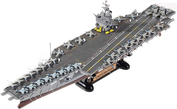 1/600 USS Enterprise CVN-65 Gemisi Maketi, Academy 14400 - Görsel 4