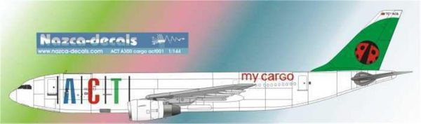 1/144 Act A300 Cargo, Nazca Decals Act001