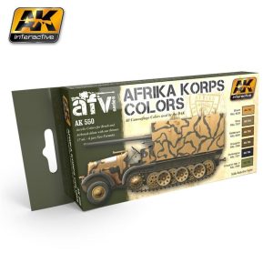 Afrika Korps Colors Set, AK Interactive 487