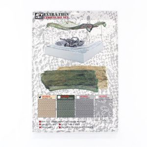 1/35 Kamuflaj Ağı ( Çöl ) 181x255 mm., AFV Club AC35019