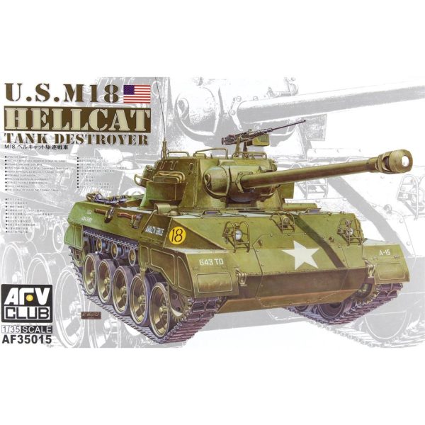1/35 M18 HELLCAT Tank Maketi, AFV Club 35015