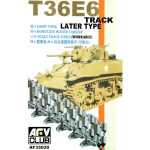 1/35 M5/M8 Hafif Tank T36E6 Geç Dönem Hareket Edebilen Tank Paleti Maketi Seti, AFV Club AF35020