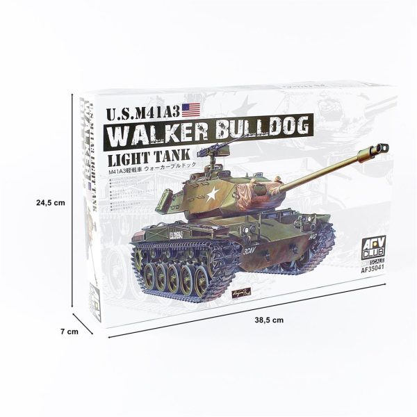 1/35 M41A3 Walker Bullbog Hafif Tankı Maketi, AFV Club 35041 - Görsel 4