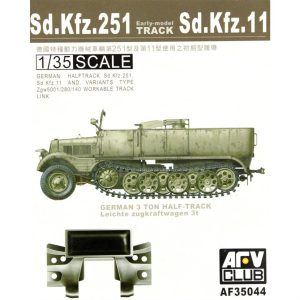 1/35 Sd.Kfz.251 Hareket Edebilen Tank Paleti Maketi Seti, AFV Club AF35044