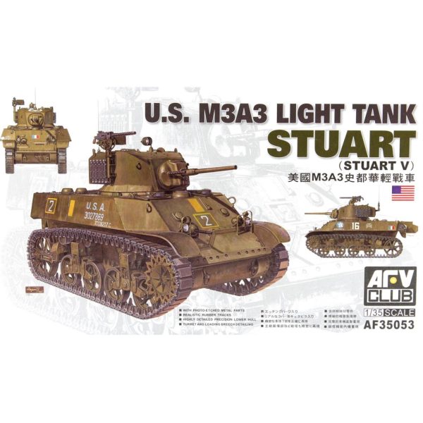 1/35 M3A3 Light Tank Maketi, AFV Club 35053