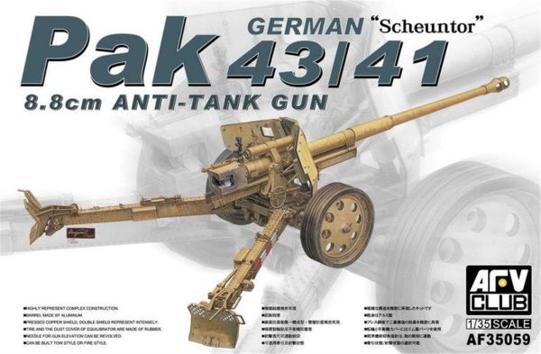 1/35 German 88mm PAK-43/41 Top Maketi, AFV Club 35059
