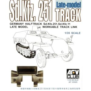 1/35 Sd.Kfz.251 Hareket Edebilen Tank Paleti Maketi Seti, AFV Club AF35069
