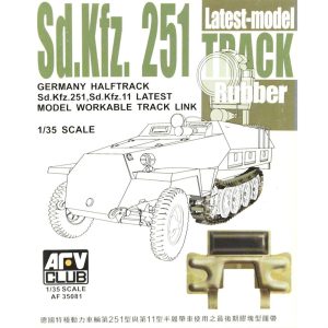 1/35 Sd. Kfz.251 Hareket Edebilen Tank Paleti Maketi Seti, AFV Club AF35081