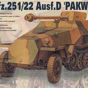 1/35 Sdkfz.251/22 Ausf.D Pakwagen Anti-Tank Yarı Paletli Kamyon Maketi, AFV Club 35083