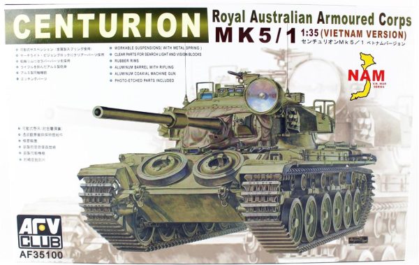 1/35 CENTURION MK5/1 (Vietnam) Tankı Maketi, AFV Club 35100