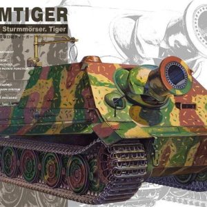 1/35 Sturmtiger 3.8cm RW6-1 L54 Assault Rocket Saldırı Tankı Maketi, AFV Club 35103