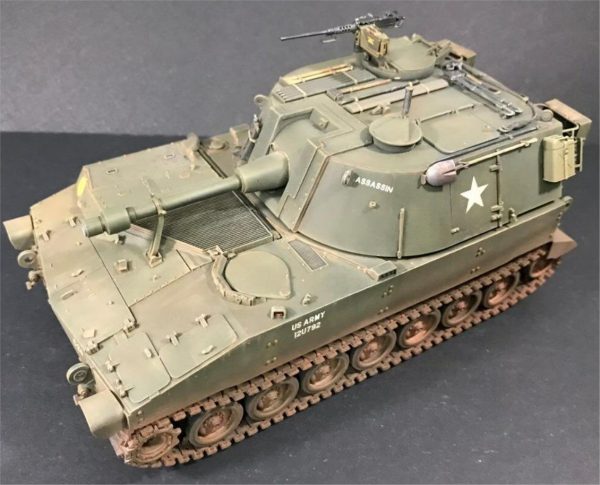 1/35 M108 105mm Kundağı Motorlu Tankı Maketi, AFV Club 35108 - Görsel 3